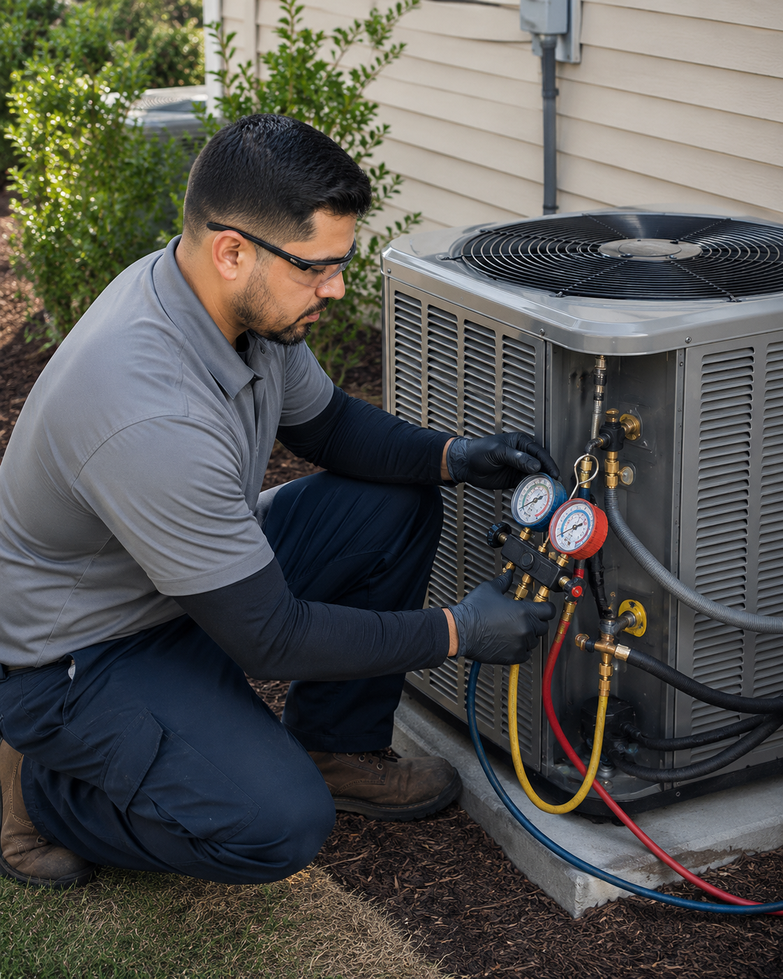 Recent HVAC installation in Atlanta
